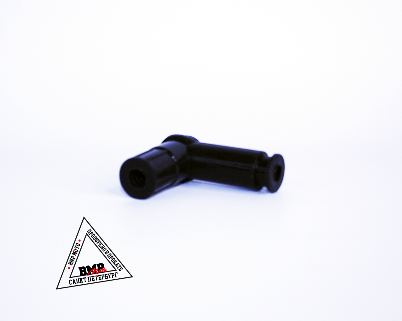 Колпачок свечной мото силикон (черный)