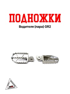 Подножки водителя (пара) GR2
