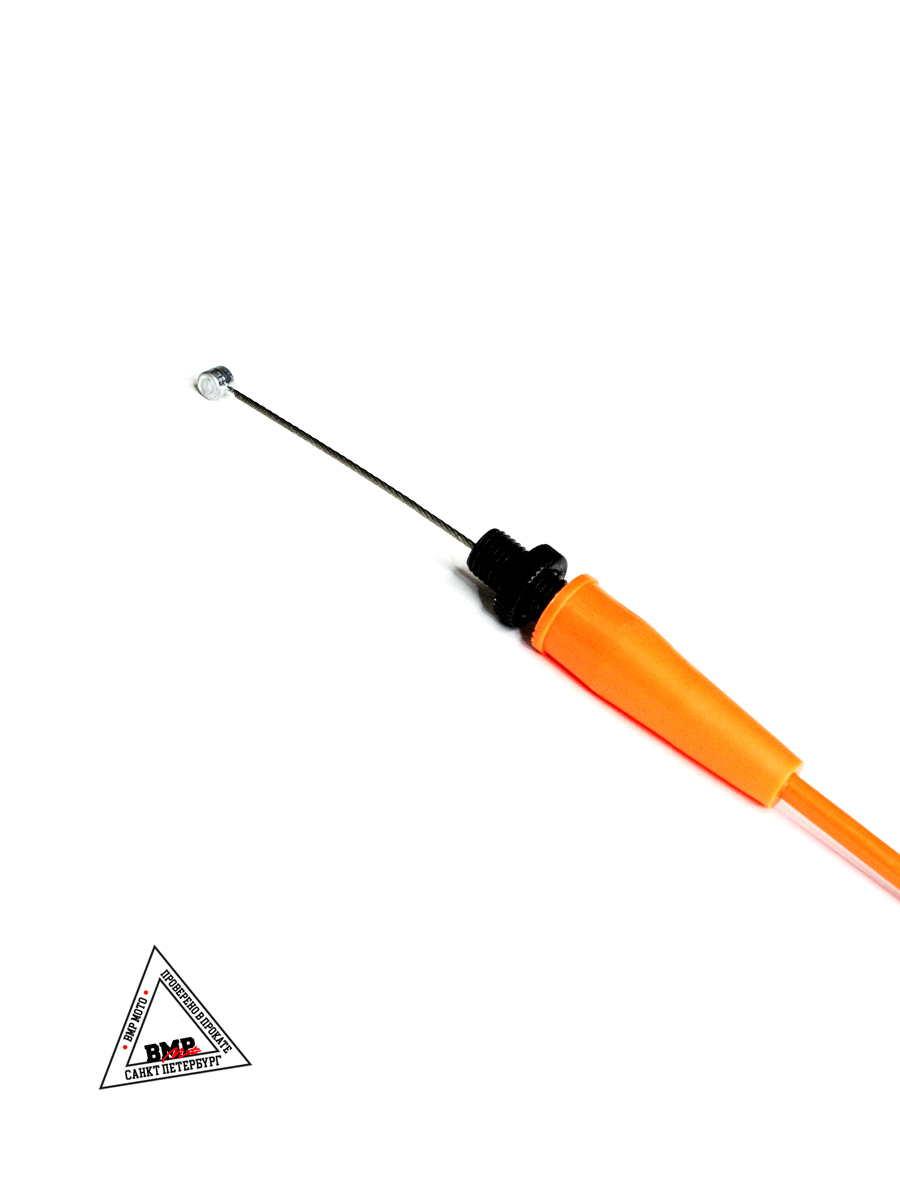 Трос газа NIBBI для двиг. 4Т возд. охлаждение (CB) оранжевый