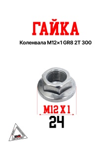 Гайка коленвала M12x1 GR8 2T 300