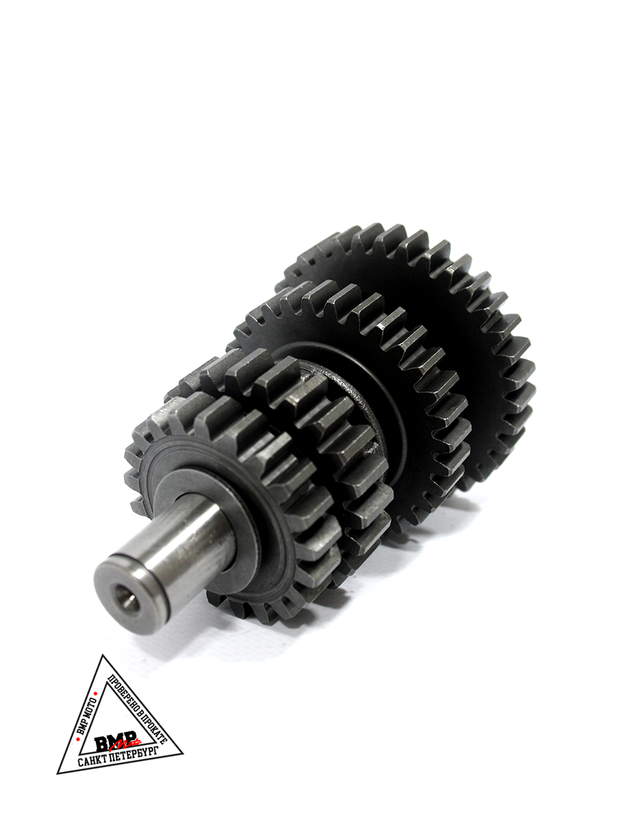 Вал КПП (вал редуктора) вторичный (ведущей звезды), YX140\W063 kick start WELS RT