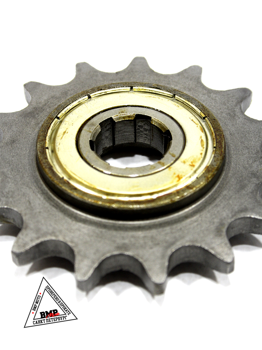 Звезда трансмиссии (передняя) 520-15T "freewheel" (обгонная муфта) CB/CG 200-250
(mod:1) (C-2656