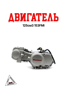 Двигатель 125см3 153FMI