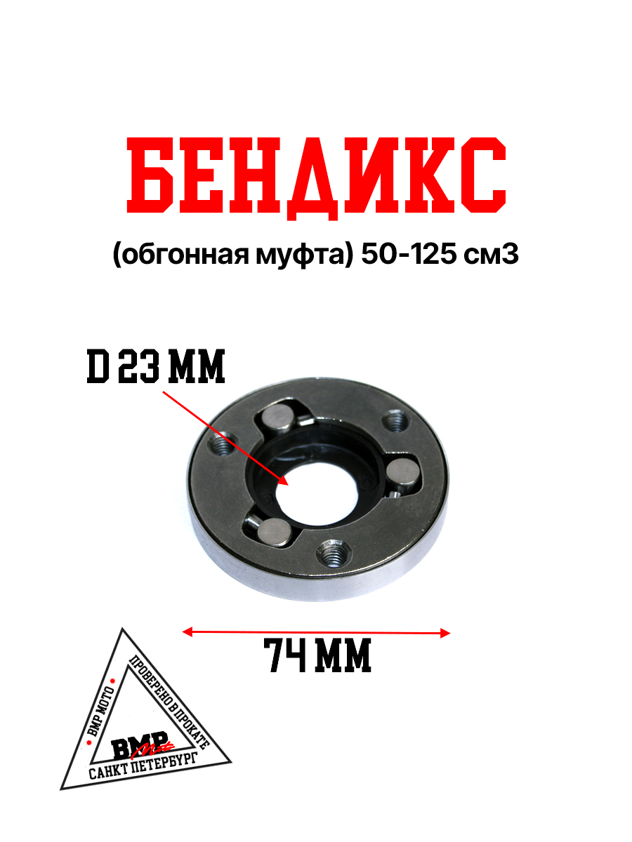 Бендикс (обгонная муфта)
139FMB,147FMH,152FMH
50-110см3