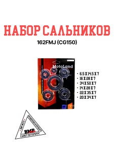 Набор сальников 162FMJ (CG150)