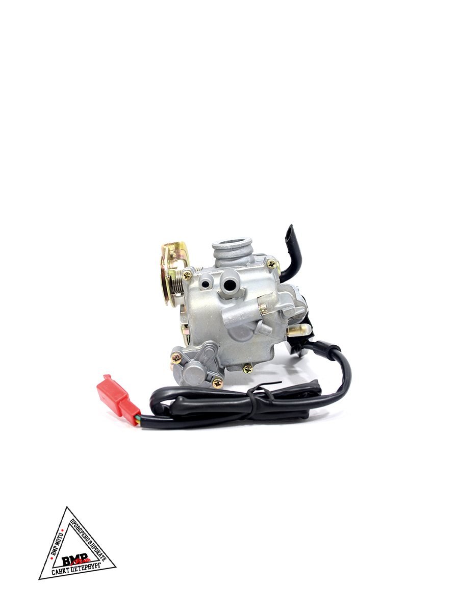 Карбюратор 4T GY6- 80cc, 139QMB (PD18) ПЛАСТ. крышка (KEIHIN) (04166)
