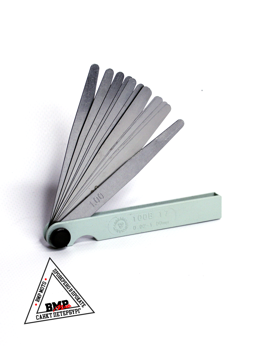 Набор щупов для регулировки 
клапанов