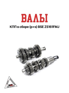 Валы КПП в сборе (p+s) BSE ZS161FMJ (100103539)