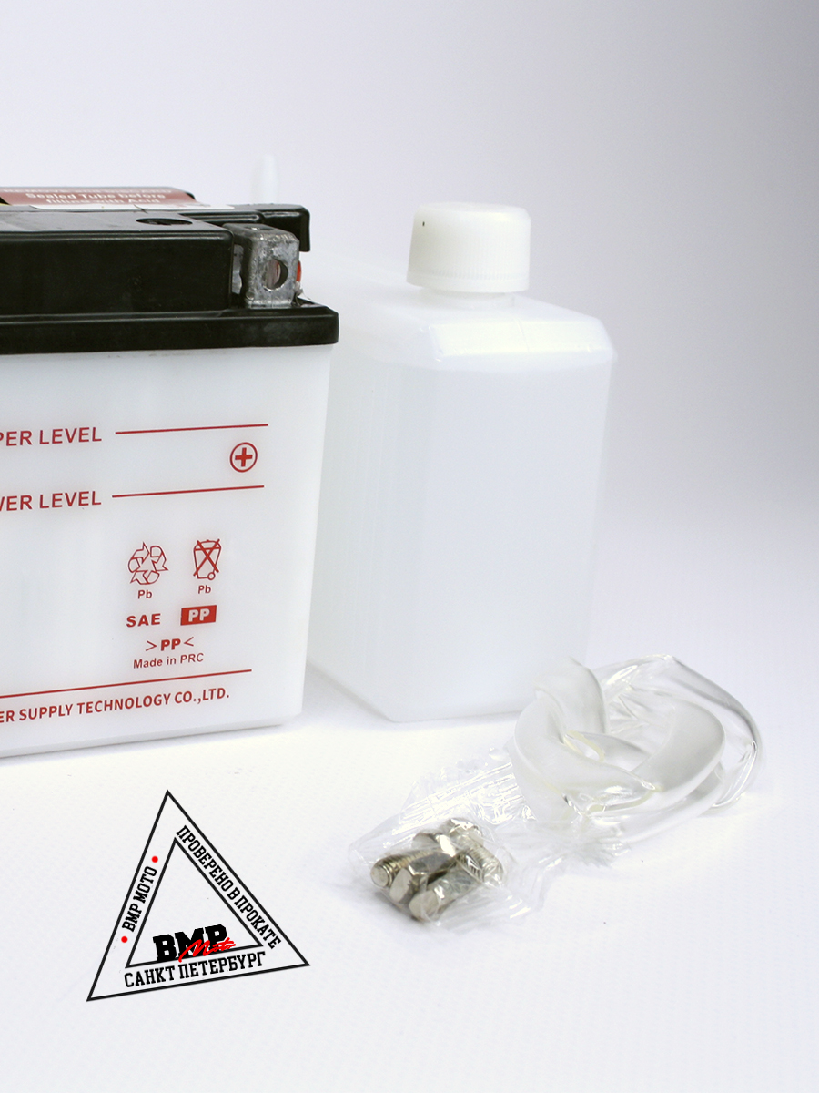 АКБ 12В 4А-ч 120*70*92 12N4 кислотный (с электролитом)