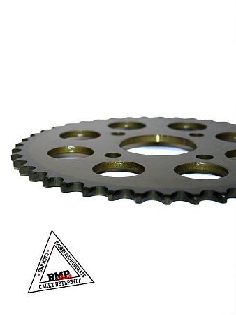 Венец, звезда ведомая (520-43) сталь, закаленные зубья CG/CB 4х90х58 BMP-moto