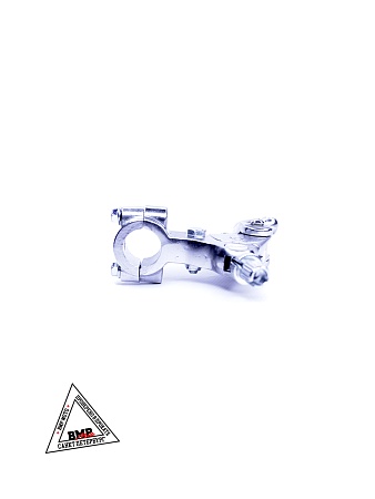 Рычаги тормоз+сцепление складные c силиконовыми накладками в сборе питбайк (оранжевые)