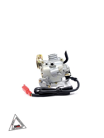 Карбюратор 4T GY6- 80cc, 139QMB (PD18) ПЛАСТ. крышка (KEIHIN) (04166)