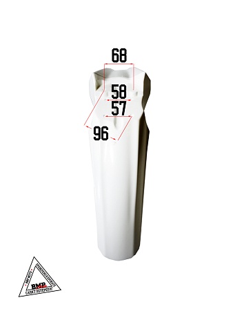 Крыло переднее, белый BSE J1, J2 Z3 Z3Y Z10