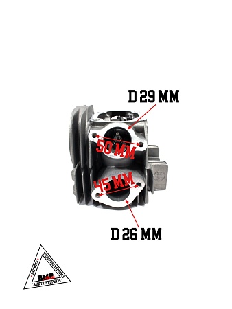 Головка цилиндра в сборе с распредвалом двиг. YX125 см3 153FMI (кикстартер) OEM