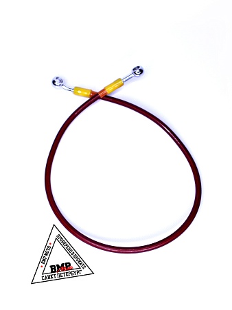 Шланг гидравлический тормозной (армированный) L= 700 d=10мм красный 