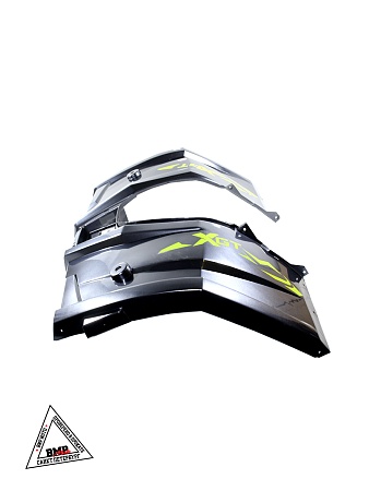 Пластик основной задний ATV WILD TRACK X серый