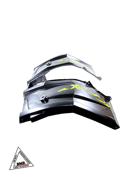 Пластик основной задний ATV WILD TRACK X серый