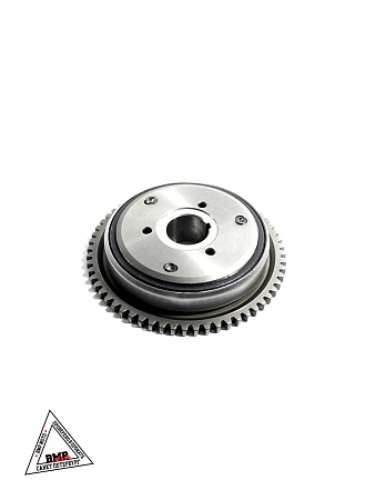 Муфта обгонная в сборе с шестерней 60z, 4T GY6125/150cc