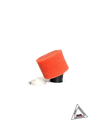 Фильтр возд. нулевик #2 (d=38mm) поролон красный