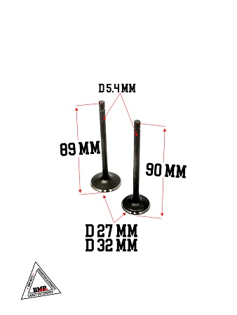 Рем. комплект клапанов ГРМ 164FML, 166FMM (CGN200/NT250)