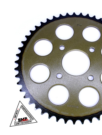 Венец, звезда ведомая (520-49) сталь, закаленные зубья CG/CB 4х90х58 BMP-moto
