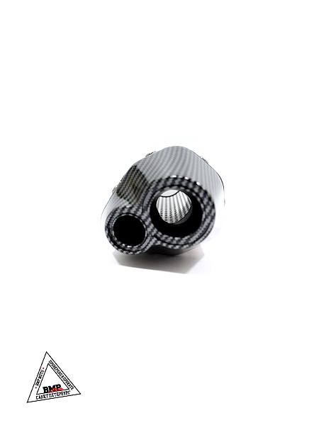 Глушитель AKRAPOVIC #12 (двойной) шестигранный титан