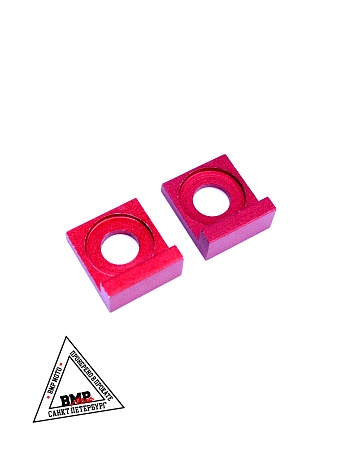 Натяжитель приводной цепи CNC красный (компл. лев+прав) BMP-moto