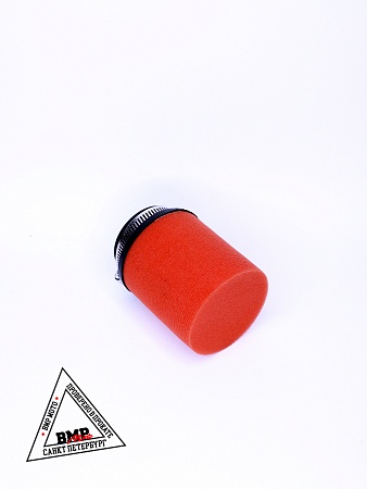 Фильтр возд. нулевик #5 (d=45mm) поролон черн./красный
