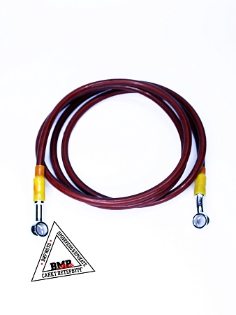 Шланг гидравлический тормозной (армированный) L=1700 d=10мм красный 