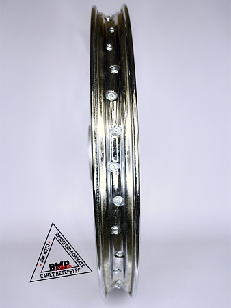 Диск передний 21" для мотоцикла (1,60-R21 d=15mm) сталь/хром 6x115x102