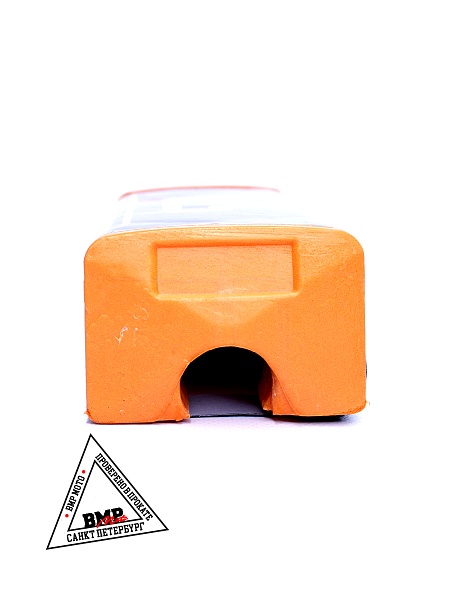 Защита руля прямоугольная #3 оранжевая
