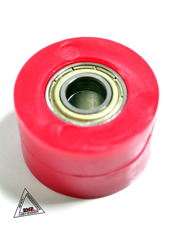 Ролик натяжителя приводной цепи, красный ф=38мм, Dвн.=10мм