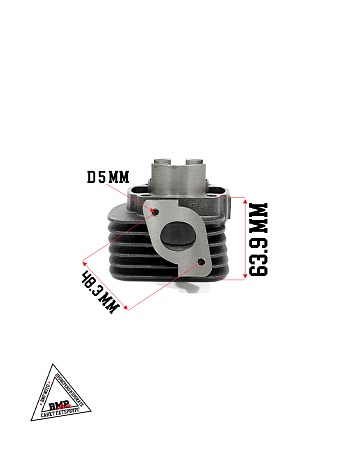 ЦПГ (поршневая) d=47mm 1E40QMB (Stels QJ50) (62,5/62,6/64/12) 70см3 (+головка)