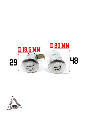 Замок зажигания Honda DIO AF34/35 (разъем 2 конт. (6.3мм)) (00001246)