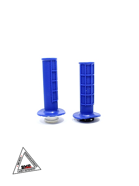 Грипсы SM-472, синие, ф=22мм, пара