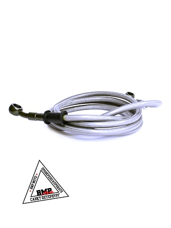 Шланг гидравлический тормозной (армированный) L=2000 d=10мм серый  BMP-moto