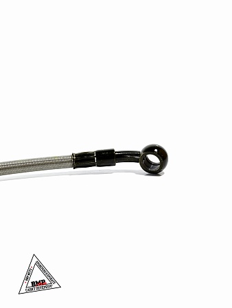 Шланг гидравлический тормозной (армированный) L=1000 d=10мм серый BMP-moto