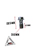 EVO125 Шланг тормозной задний L=600mm