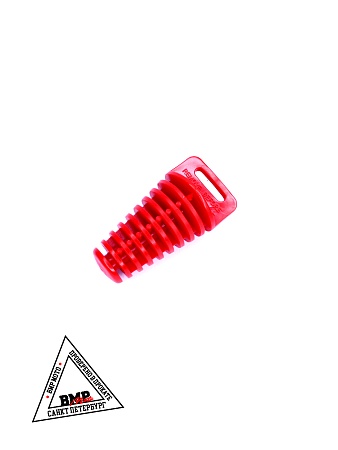 Пробка глушителя резиновая красная