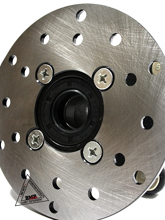 Ступица переднего колеса ATV 110/125 (в сборе, 4x88mm, +тормозной диск) (14656)