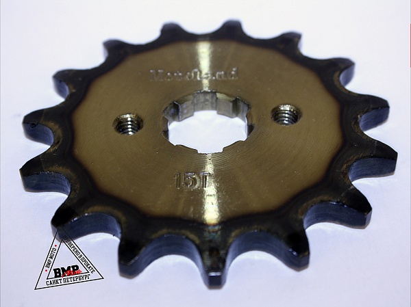 Звезда ведущая (520-15) 20мм сталь, закаленные зубья