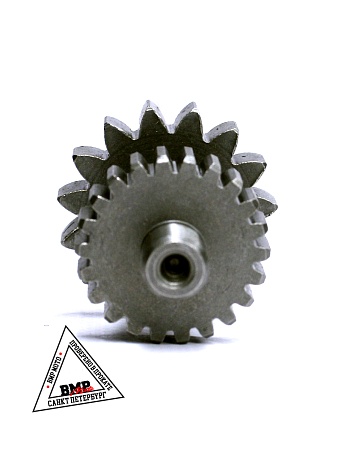 Шестерня малая двойная редуктора стартера 165FMM (CB250D-G) 169FMM (CB250)