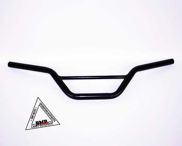 Руль 22мм #4 с перекладиной черный глянцевый