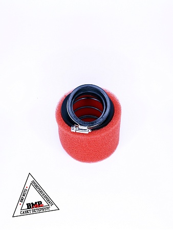 Фильтр возд. нулевик #2 (d=45mm) поролон красный
