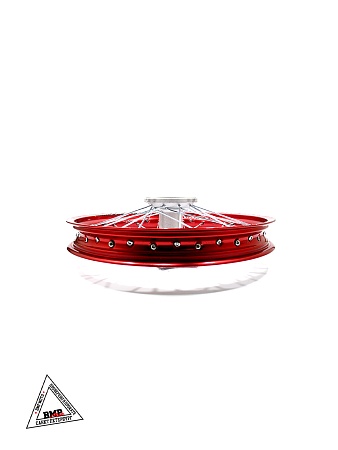 Обод задний 18" (1,85-R18 d=17mm) алюминий/красный XR250 6х153х125(звезда), 4х140х121(диск)