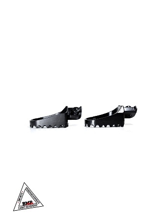 Подножки водителя для питбайка пара (черн/сер) BMP-moto