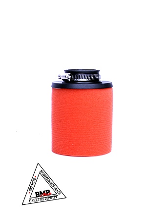 Фильтр возд. нулевик #5 (d=38mm) поролон черн./красный