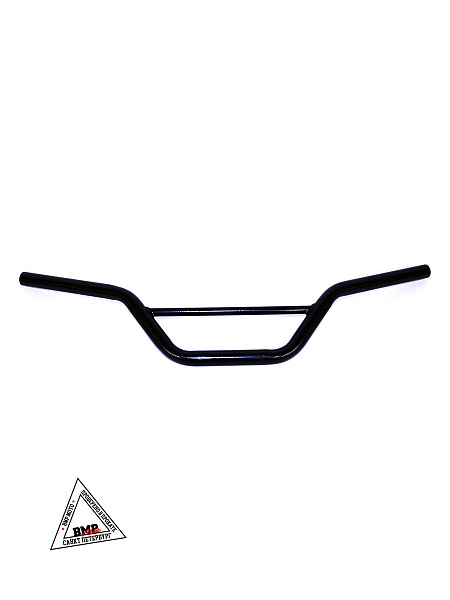 Руль 22мм #4 с перекладиной черный глянцевый