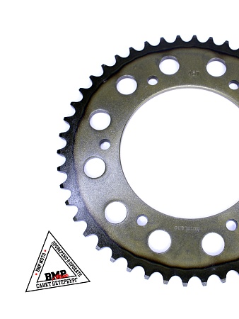 Венец, звезда ведомая (520-46) сталь, закаленные зубья Кросс 250-450 6х153х125 BMP-moto