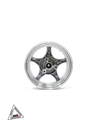 Диск 10' *2.50 передний литой серебр. 5 лучей (диск.тормоз 3х68) (ось 12мм) (00004300)